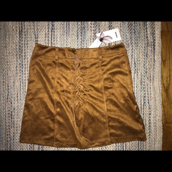 Suede Skirt - Picture 3 of 4